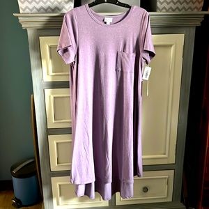 NWT LuLaRoe Carly Dress in a beautiful lavender color